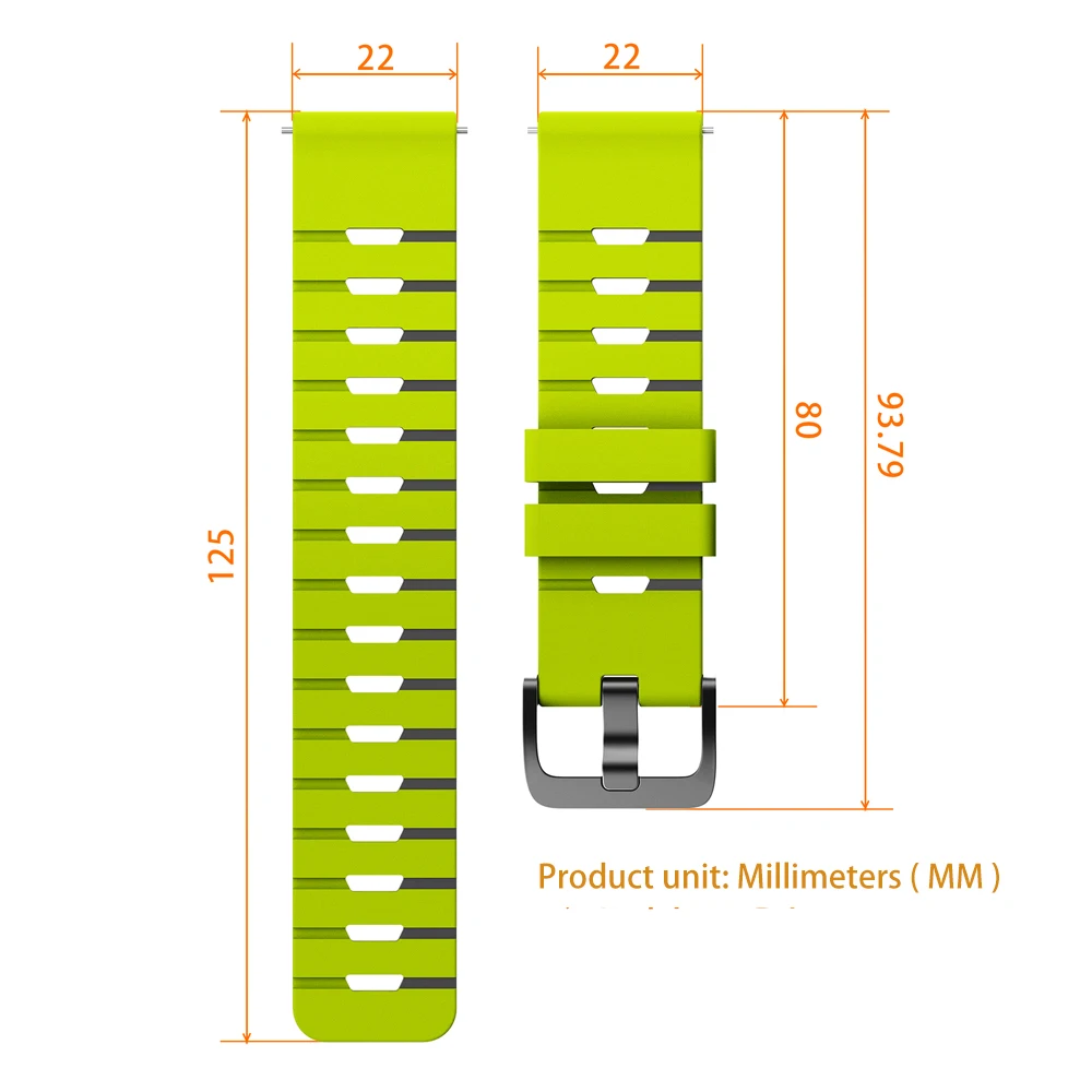 通気性バンド 22mm Huawei GT 6 Pro ウォッチストラップ Huawei Watch 5/4/3Pro GT6 GT 5 4 3 SE 2 46mm シリコンスポーツブレスレット