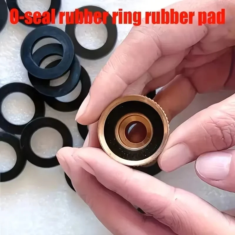 10Pcs Bulk Shower Hose Washers Heavy Duty Rubber O Ring Gaskets Heat Resistant Faucet Seal Replacement Parts