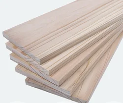 Length:200mm Width:100mm 5pcs Water fir solid wood veneer Chinese fir wood material DIY light wood model board