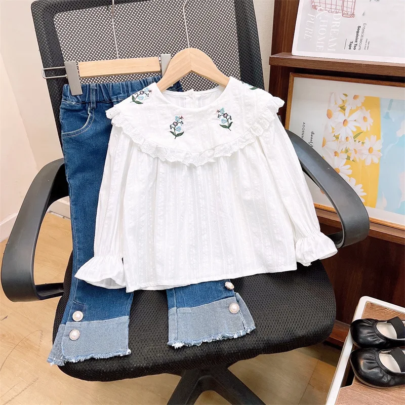 2026 Girls Autumn Children Clothing 2pcs Sets Cute kids' Sets And Outfits Sweet Casual Style Arrival  2-10Years