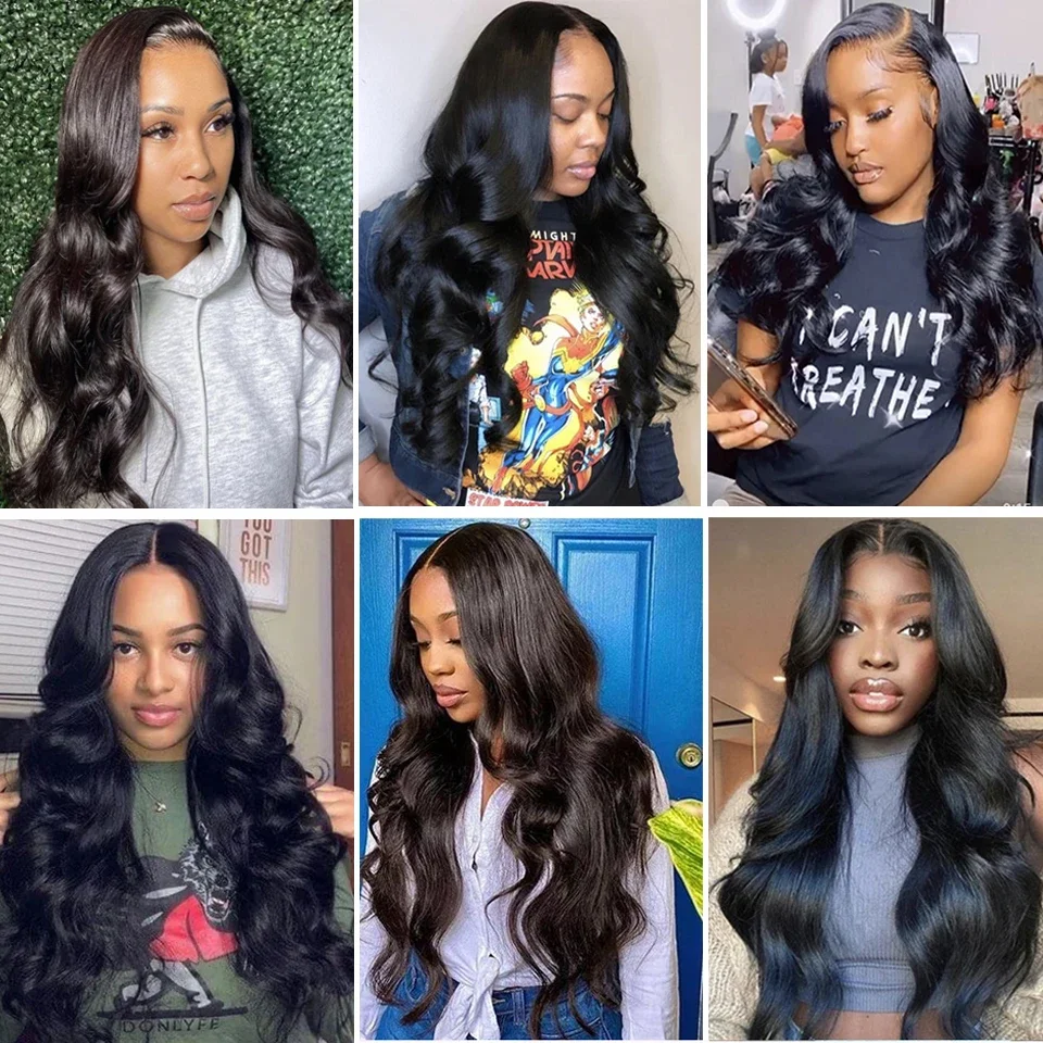 30 34 Inch body wave 13x6 hd lace frontal wigs For Women Remy Brazilian 360 lace front wig human hair Pre Plucked hair on sale