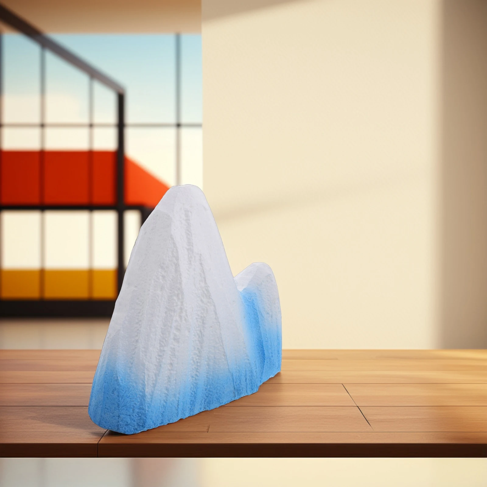 

Foam Imitation Iceberg Rockery Decoration Waterproof Model Mountain Ornament for Aquarium Tank Photo Props Desktop Craft Fish