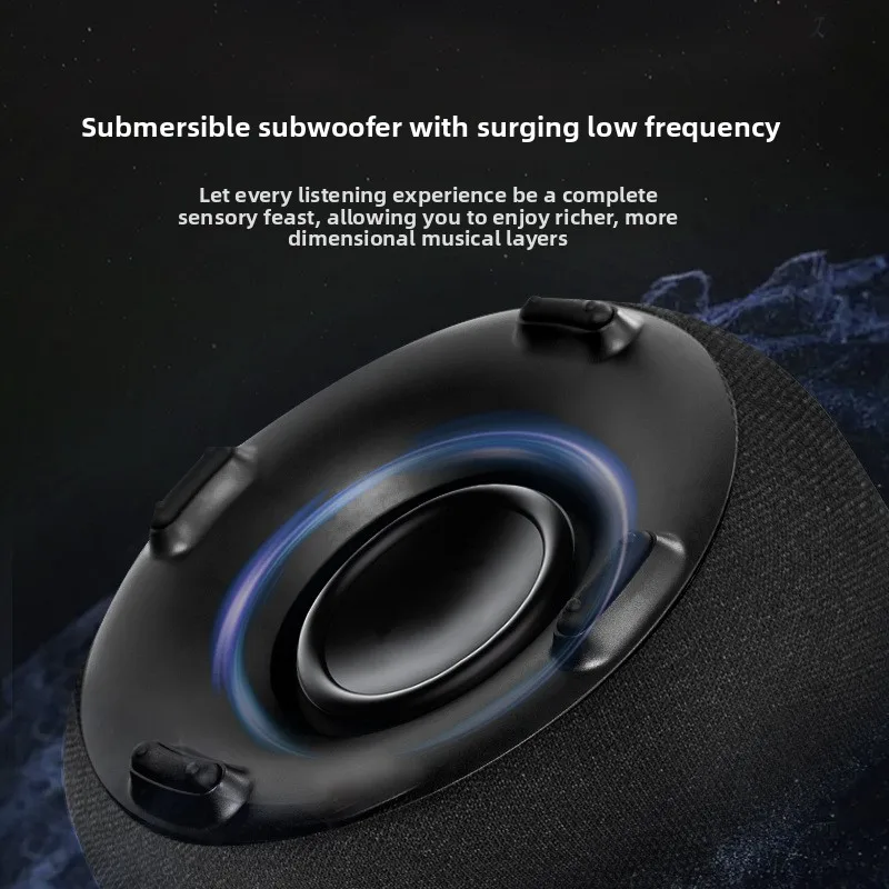 Portable Bluetooth Speaker Crystal Clear Sound Outdoor Bass Booming Smart Home Audio