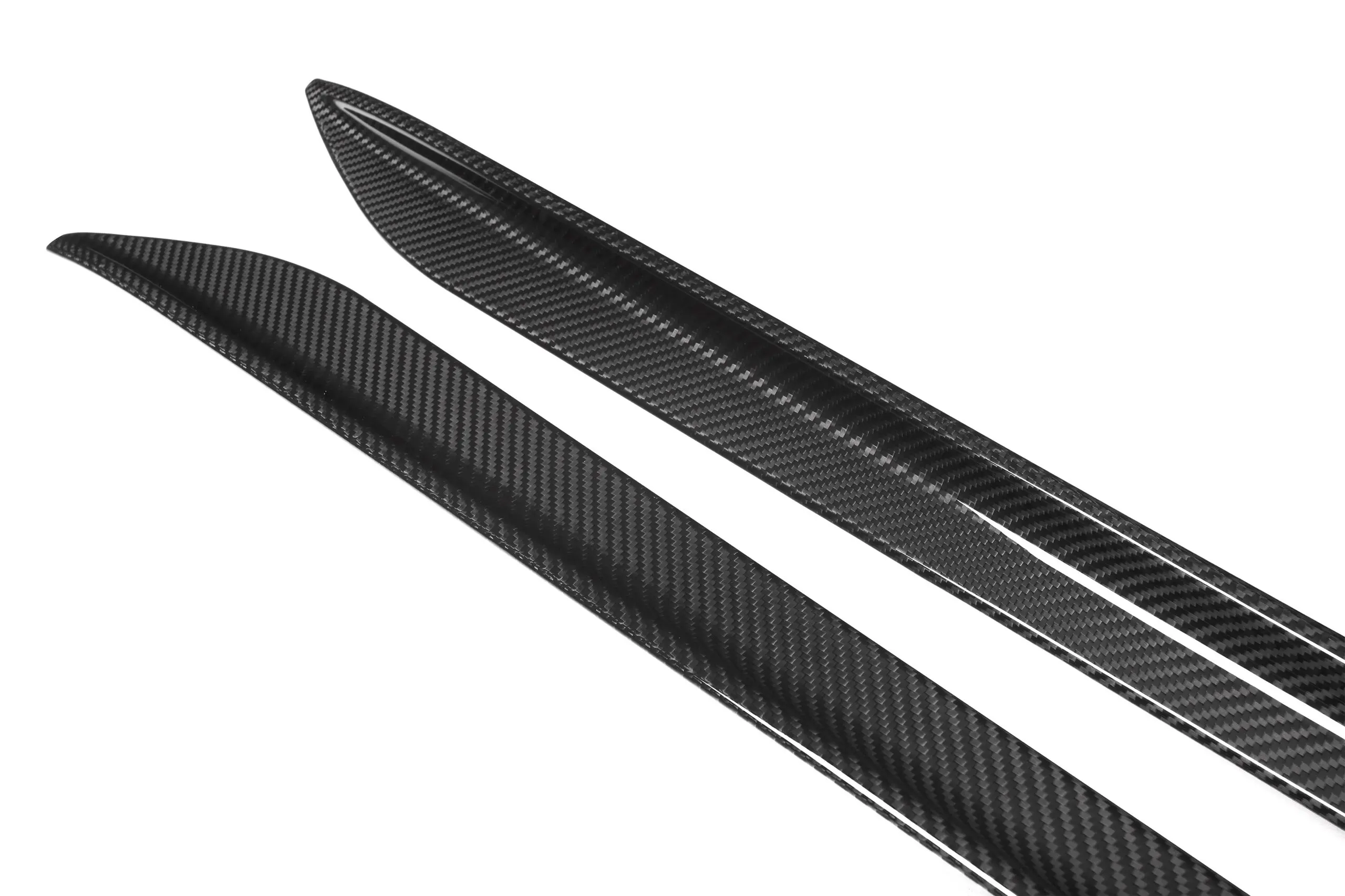 MP Style Carbon Black Side Skirts  Fiber Car Accessories  Bumper For 3 Series G20 2019+