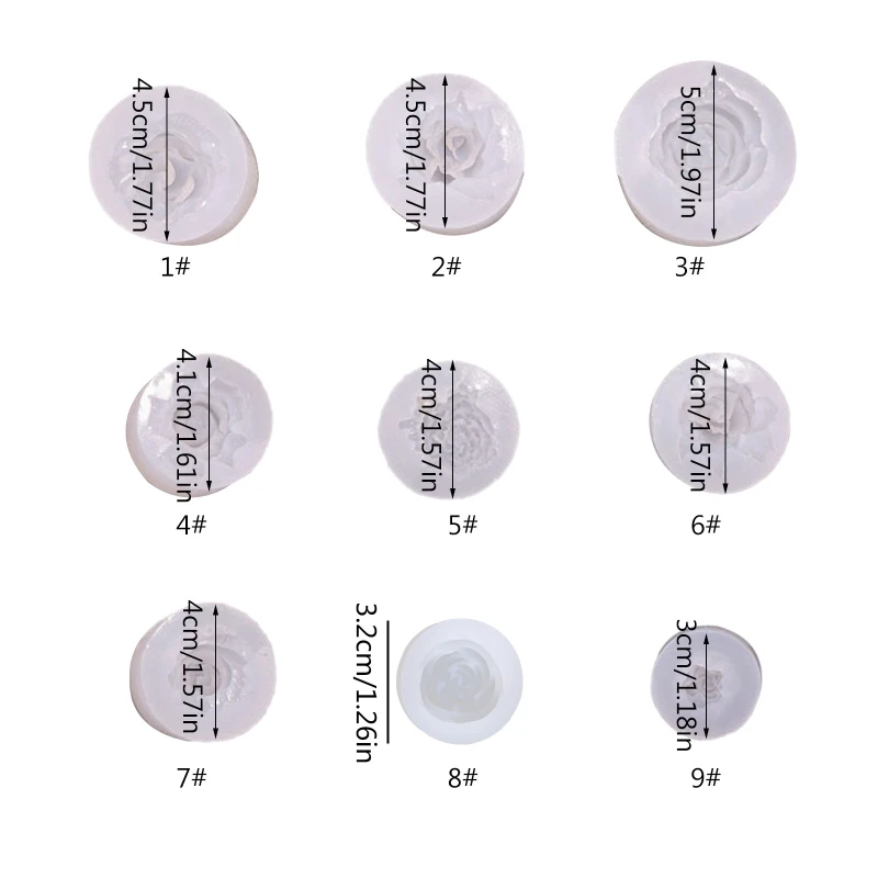 Blumen-Wassertropfen-Klebeform, Silikon-Epoxidform, DIY-Schlüsselanhänger-Bastelform