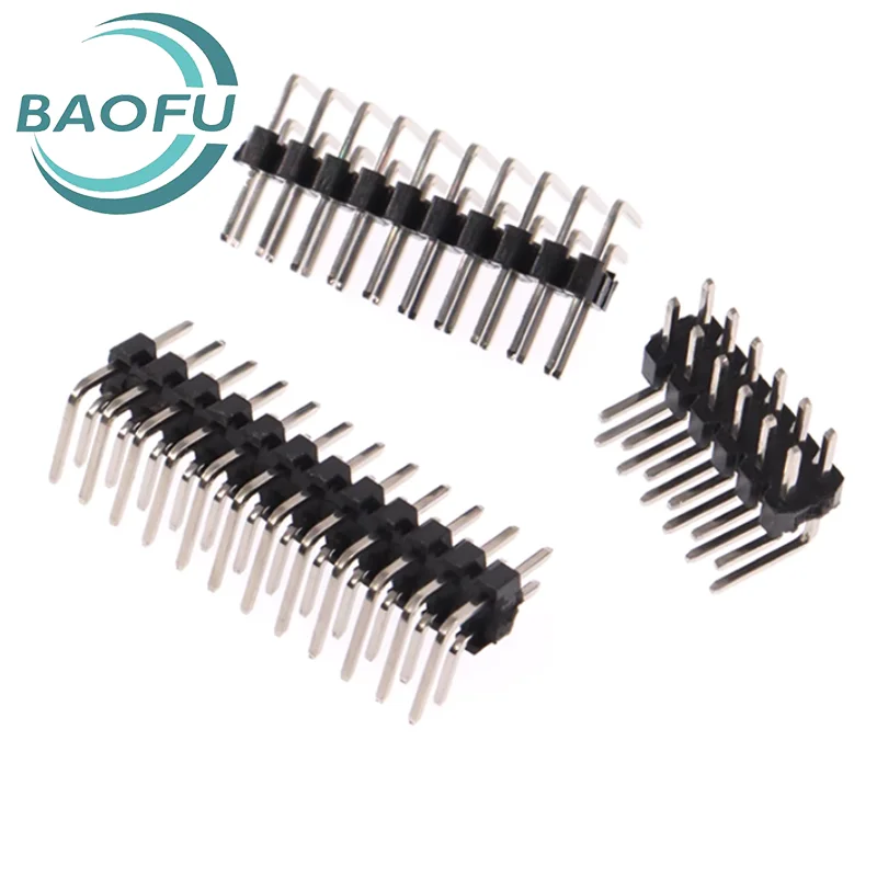 20pcs 2.0mm double row bent needle 90 degree bent needle 2x2p/3/4/5/6/10/20/40p