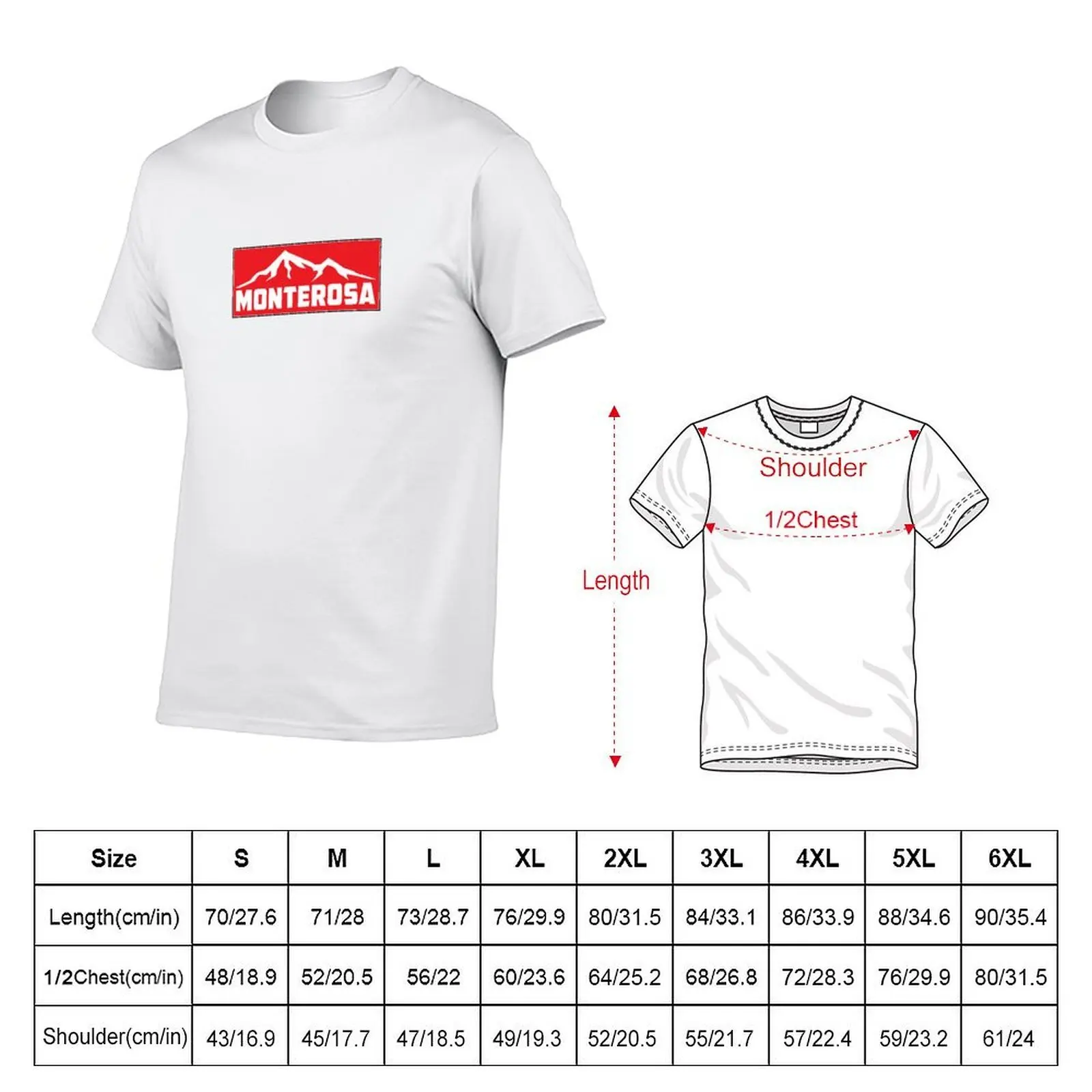 Ski Monterosa Italy Skiing Monte Rosa T-Shirt g man t shirts for men graphic t shirts for man t shirt man luxury T-shirt
