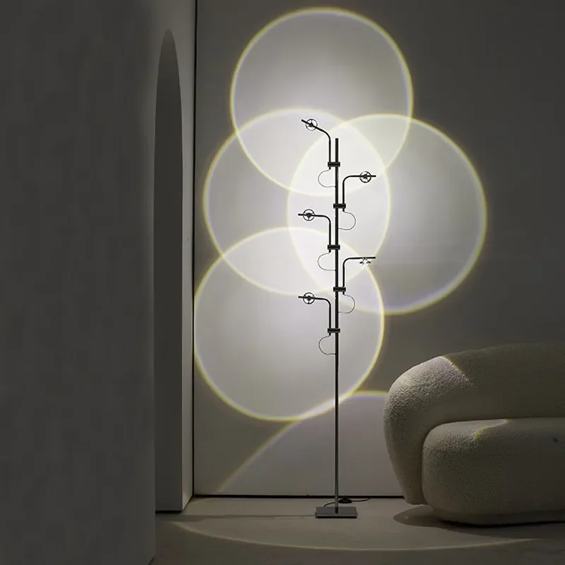 Imagem -04 - Modern Contemporary Led Floor Light Itália Design Shadow Floor Lamps Atmosfera Decor Luminárias para Sala de Estar e Quarto