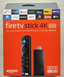 Fire TV Stick 4K Max 2G+8G, Wi-Fi 6 streaming device 2021, Alexa Voice Remote includes TV controls（Without Batteries）