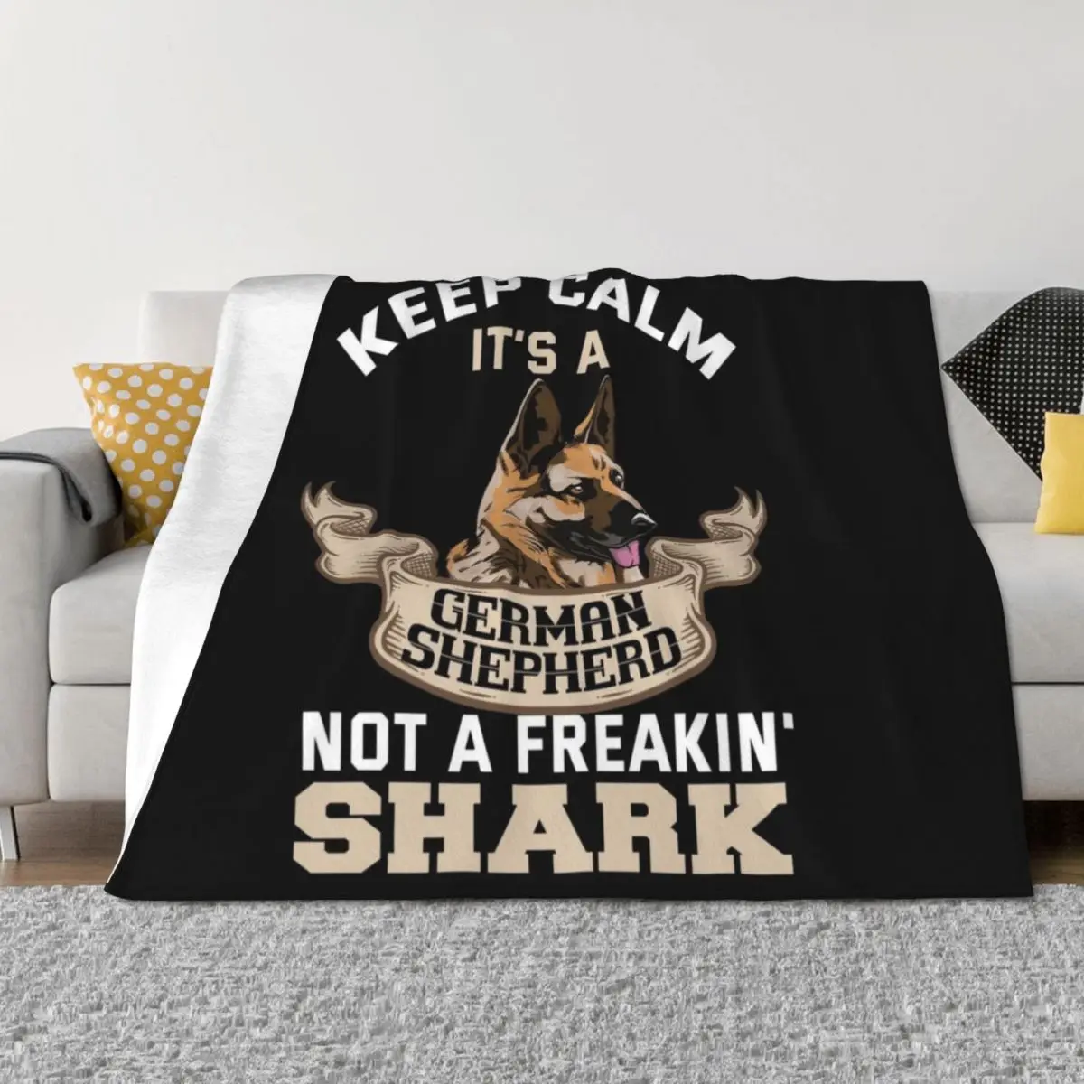

German Shepherd Lover Gifts for Men Throw Blanket Tourist Beautifuls Polar Retros Blankets