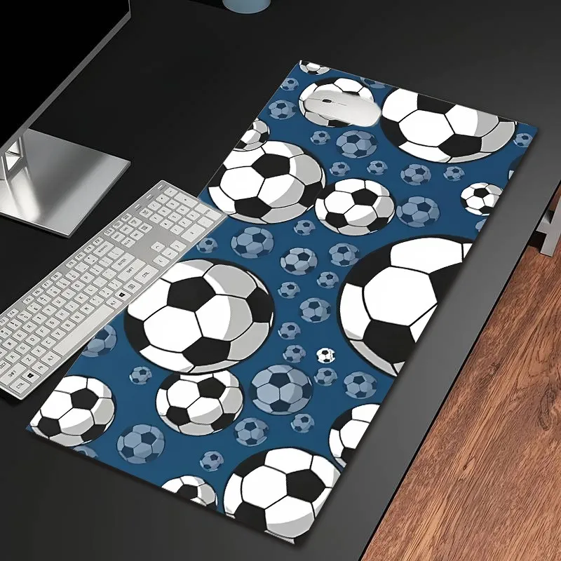 1pc Diatom Mud Material, Oversized Gaming Mouse Pad with Football Pattern Design - Non-Slip Rubber Base, Very Suitable for Gamers | Office | School | E-Sports