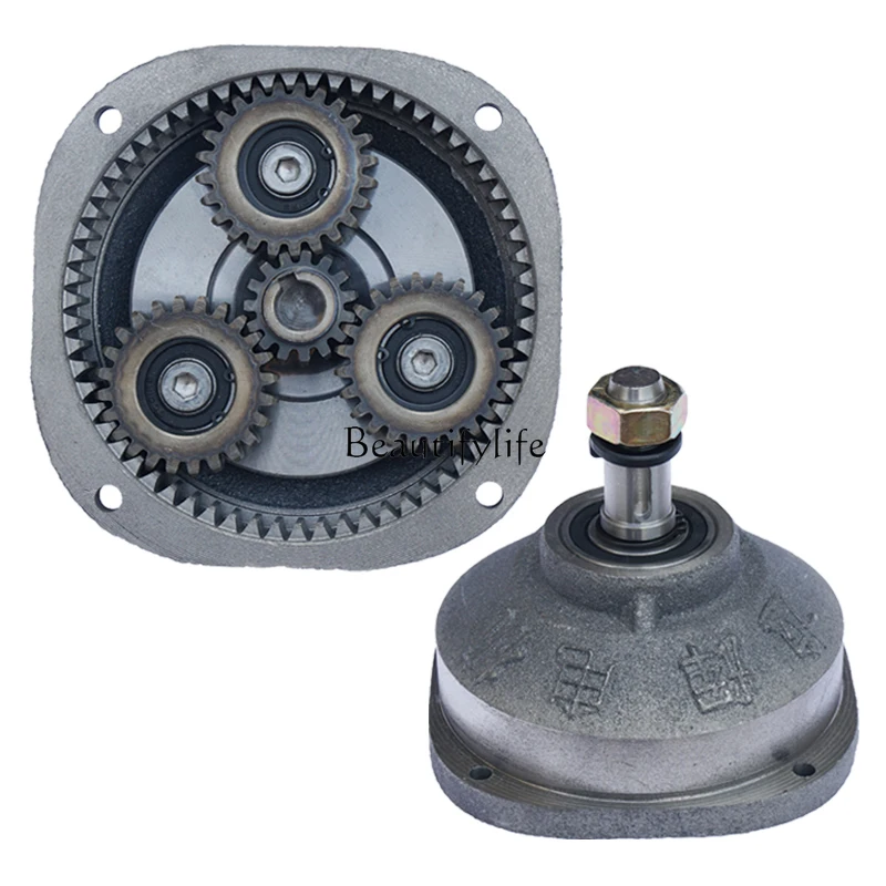 

Electric tricycle motor front cover gearbox brushed motor reducer head battery car gear assembly accessories