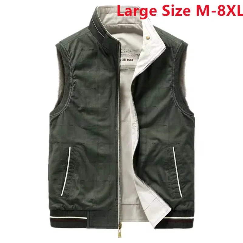 Sleeveless Jacket Outdoor Motorcyclist Vest Pocket Luxury Men's Clothing MAN Mountaineering Winter Male Clothes Multi-pocket Zip