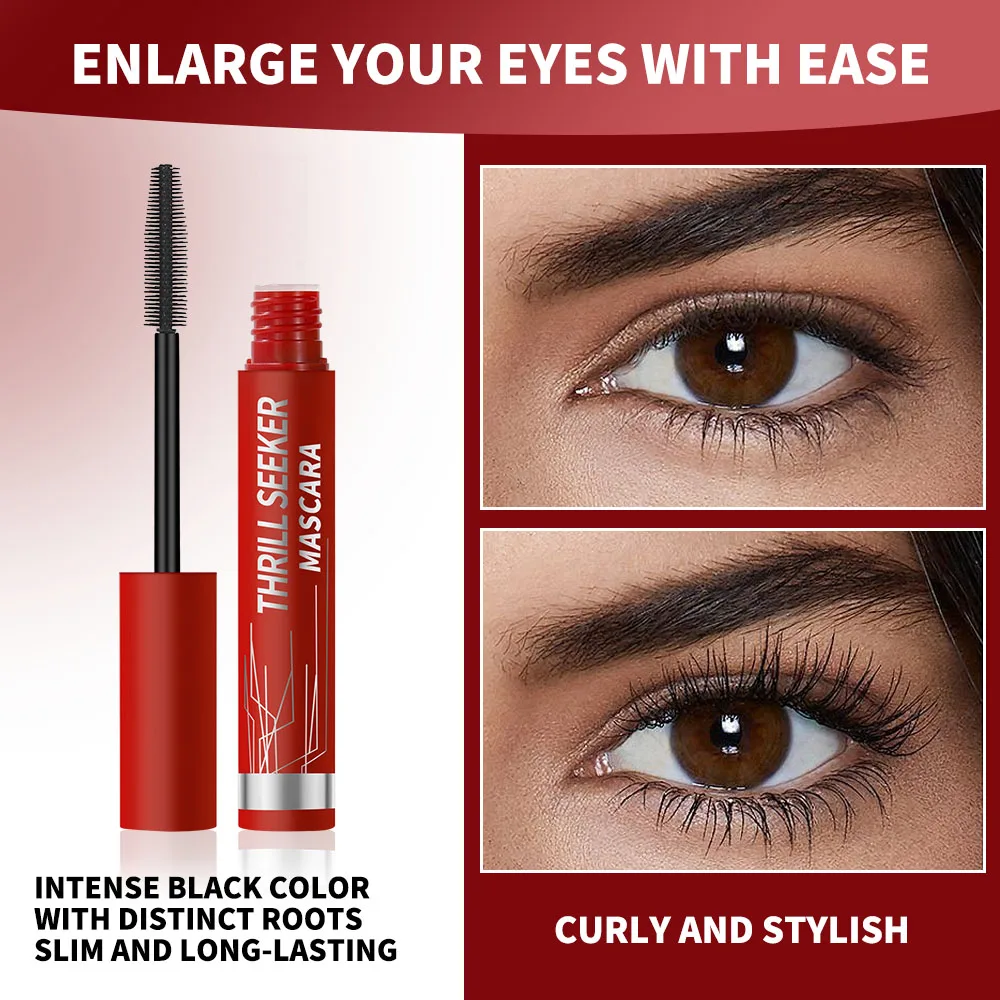 ICVC-Quick Dry Eyelashes Mascara, Longa Duração, Alongamento, Volume Preto, Natural, Grosso, Curling, Maquiagem à prova d'água