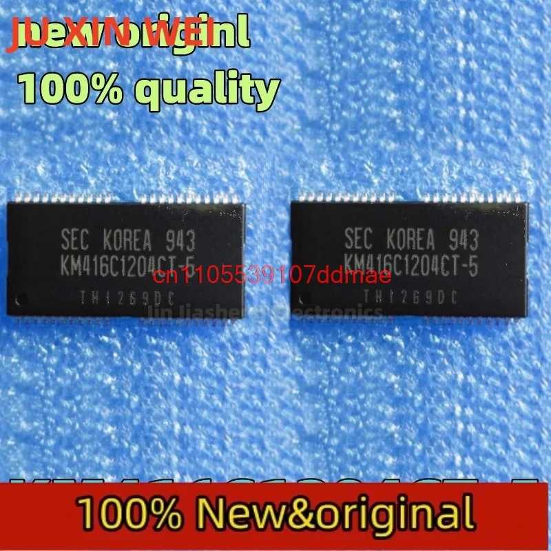 (10piece) 100% New KM416C1204CT-5  KM416C1204CT  TSOP44  Chipset