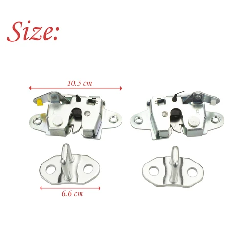 Imagen 2 del producto Cerradura de puerta trasera, pestillo de bloqueo de puerta trasera para Toyota Hilux Vigo 2004 2005 2006 2007 2008 2009 2010 2011 Assecories 65790-0K010