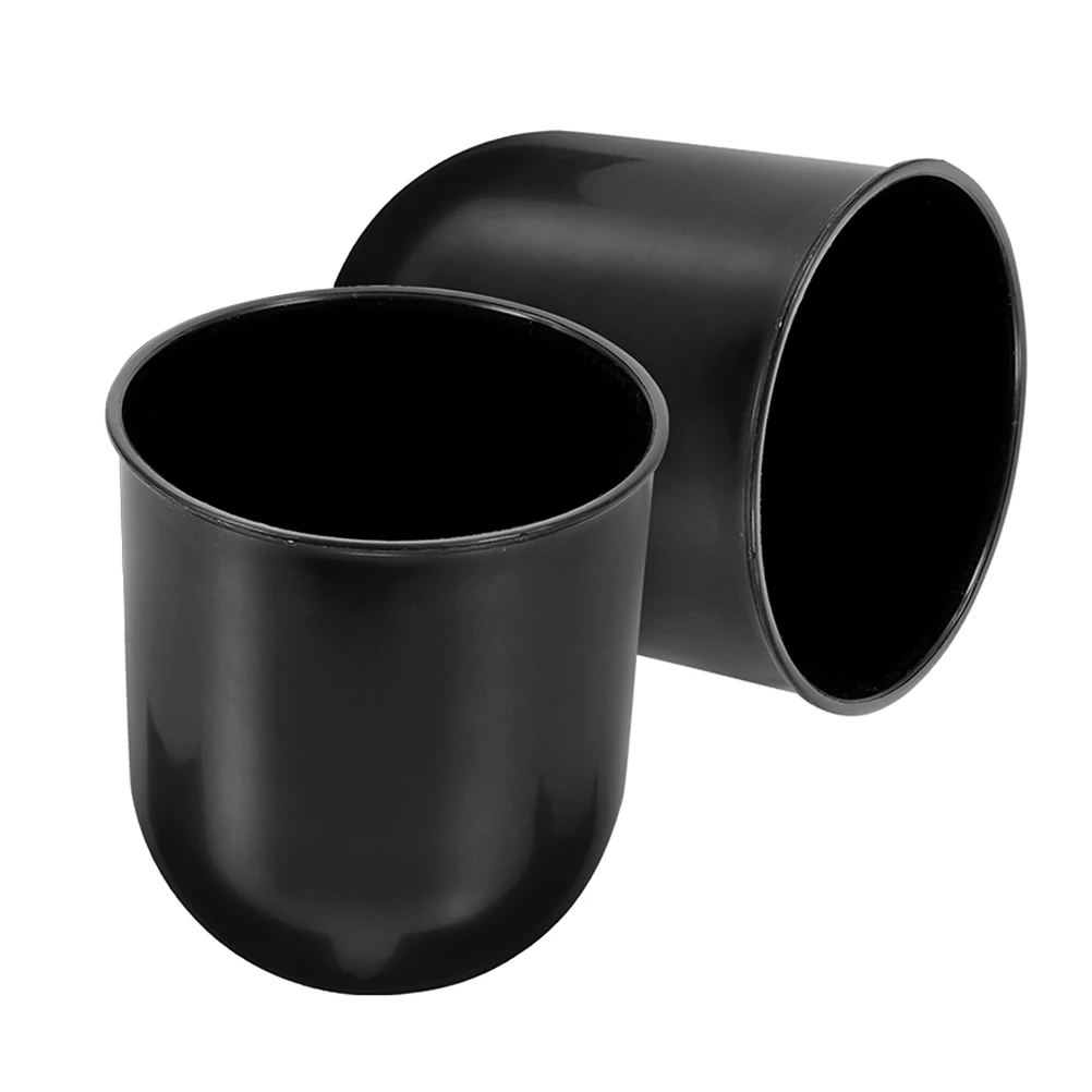 2 Pcs Toilet Brush Base Cup Bathroom Scrubber Plastic Holder Container Rack Household Accessories Practical Helper