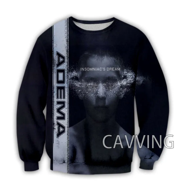 

CAVVING 3D Printed Adema Rock Crewneck Sweatshirts Harajuku Styles Tops Long Sleeve Sweatshirts for Men/women