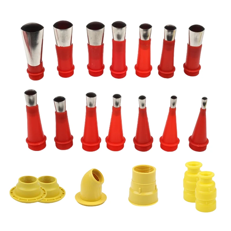 20PCS Rvs Kalefateren Nozzle Applicator Breeuwen Finisher Lijm Tool Keuken Badkamer Wastafel Siliconenkit Afwerking Tool