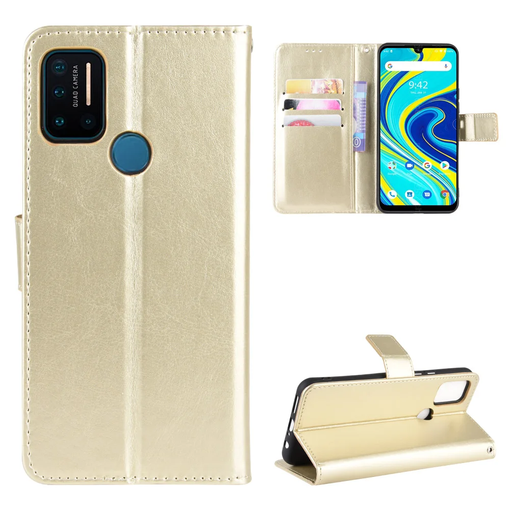 Fashion Wallet PU Leather Case Cover For UMIDIGI A7 Pro Flip Protective Phone Back Shell Card Holders Umidigi A7 A7S/A9 A9 Pro