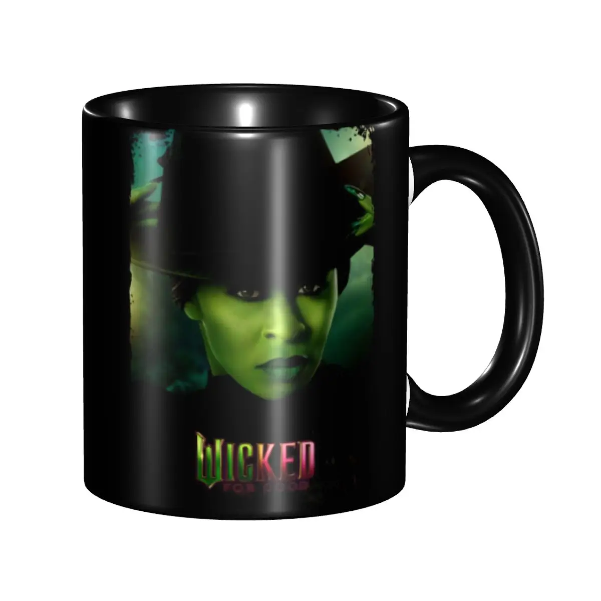 

2025 Aesthetic Wicked For Good Aesthetic Wicked For Good Merch Mugs Fun Tea Cup