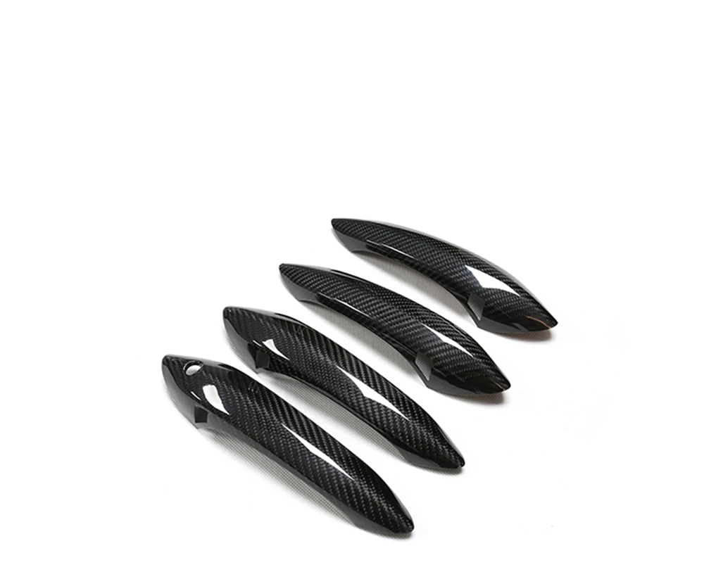 Carbon Fiber Exterior Handle Cover Trim Case Cap with Smart Key Hole For BMW F10 F07 GT F06 F12 F13 F01 F02 F10 M5 F06 M6