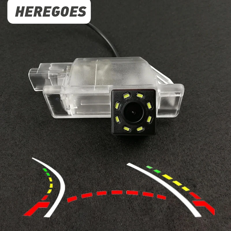 Wireless Car CCD Rear Camera Fisheye 4 8 12 Led Dynamic Night For Peugeot 2008 208 301 307 3008 406 407 408 508 607 806 807 RCZ