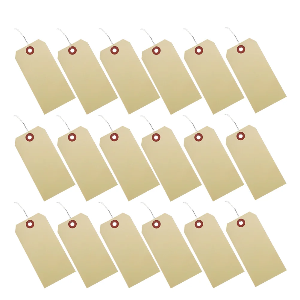 Blank Wire Cardstock Shipping Tag, papel Pendurar Tags, Inventário Tags, Grandes Tags, Embalagem Inventário Bagagem