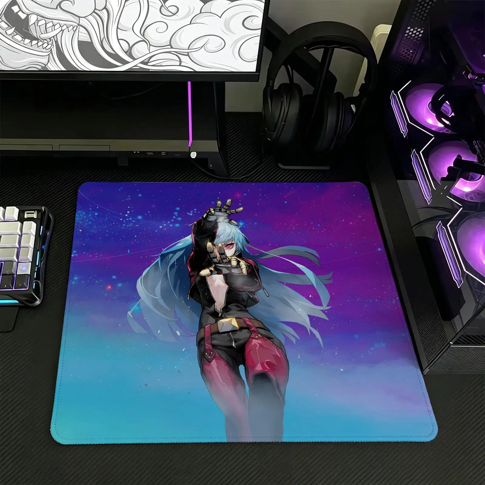 Mouse Pad Regular gaming mouse pad  Office mouse pad Laptop desk mat Stitched edge S/M/L size mouse pad  The King of Fighters