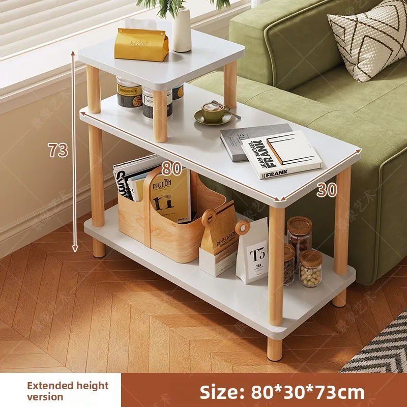 

Modern Coffee table living room small simple sofa next to a few bedrooms bedside shelves simple bedside table small tea table