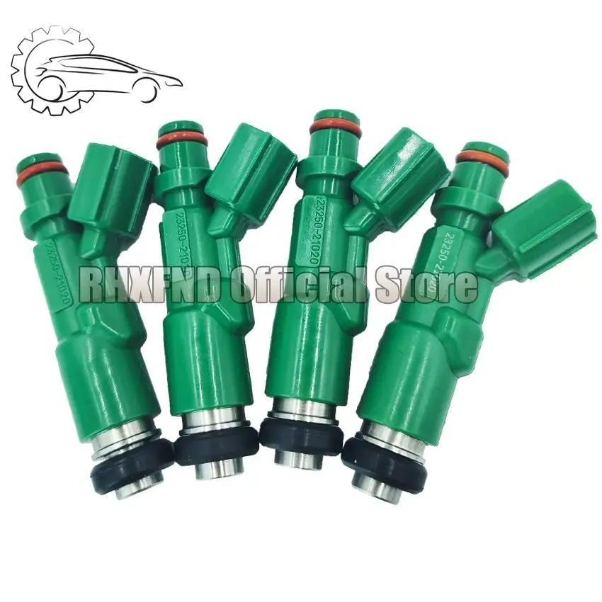 

23250-21020 23209-21010 4 new fuel injectors suitable for Toyota Prius E CHO SCION XA XB 1.5L 23209-21020