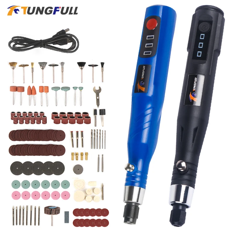 Mini Drill Set USB Cordless Drill Wired Electric Drill Engraving Pen Rotary Tools Polishing Drilling Cutting for Dremel Tools