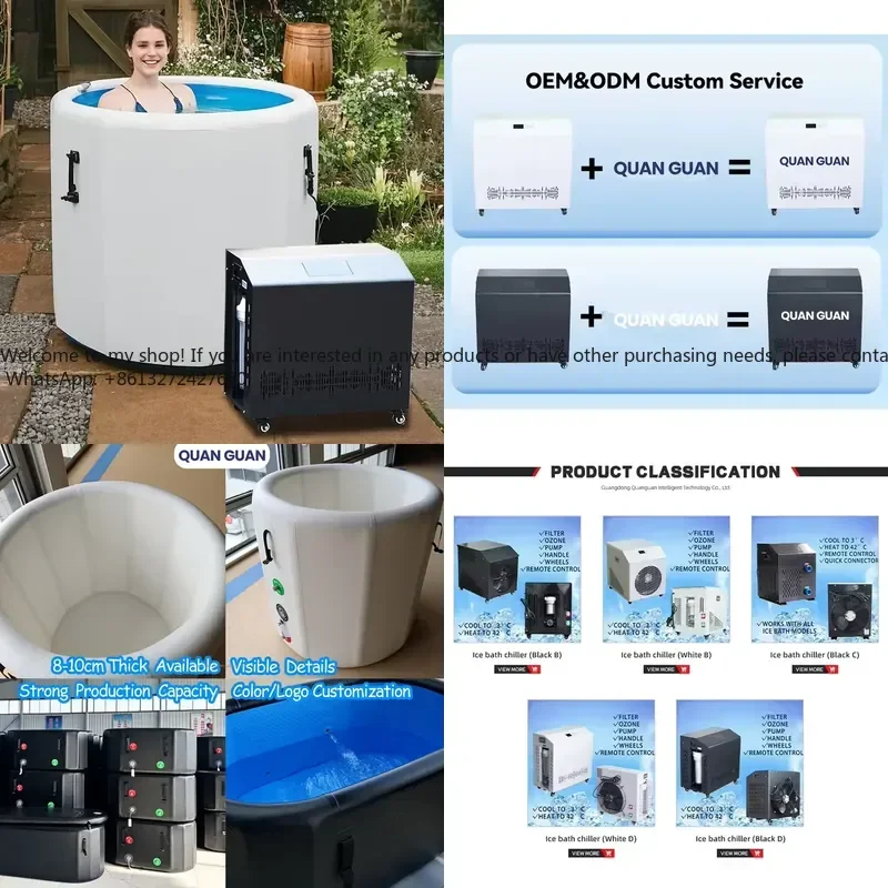 

Commercial Ice Bath Machine Compressor Pump Core Components Water Chiller for Cold Plunge Sports Recovery Ice Tub Cooling