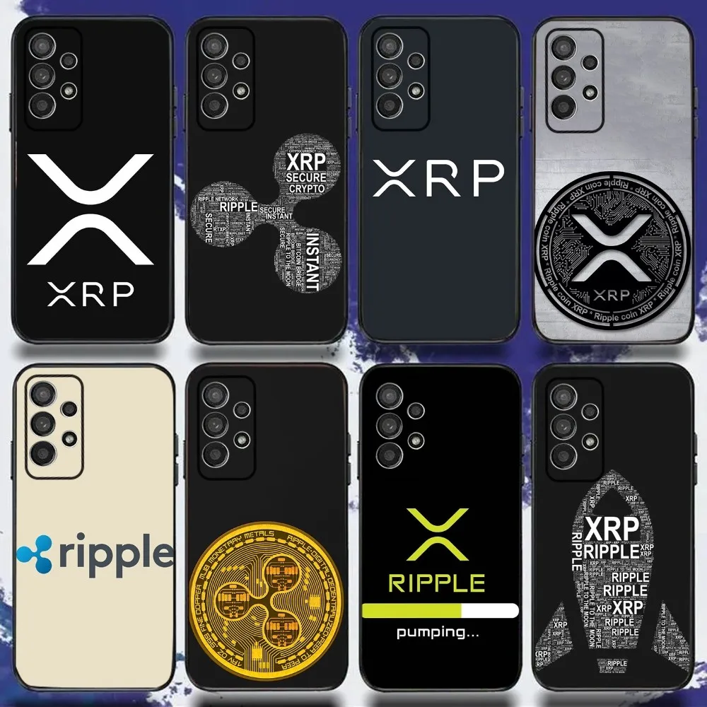 Xrp Ripple Crypto Phone Case For Samsung S24,S21,S22,S23,S30,Ultra,S20,Plus,Fe,Lite,Note,10,9,5G Black Soft Cover