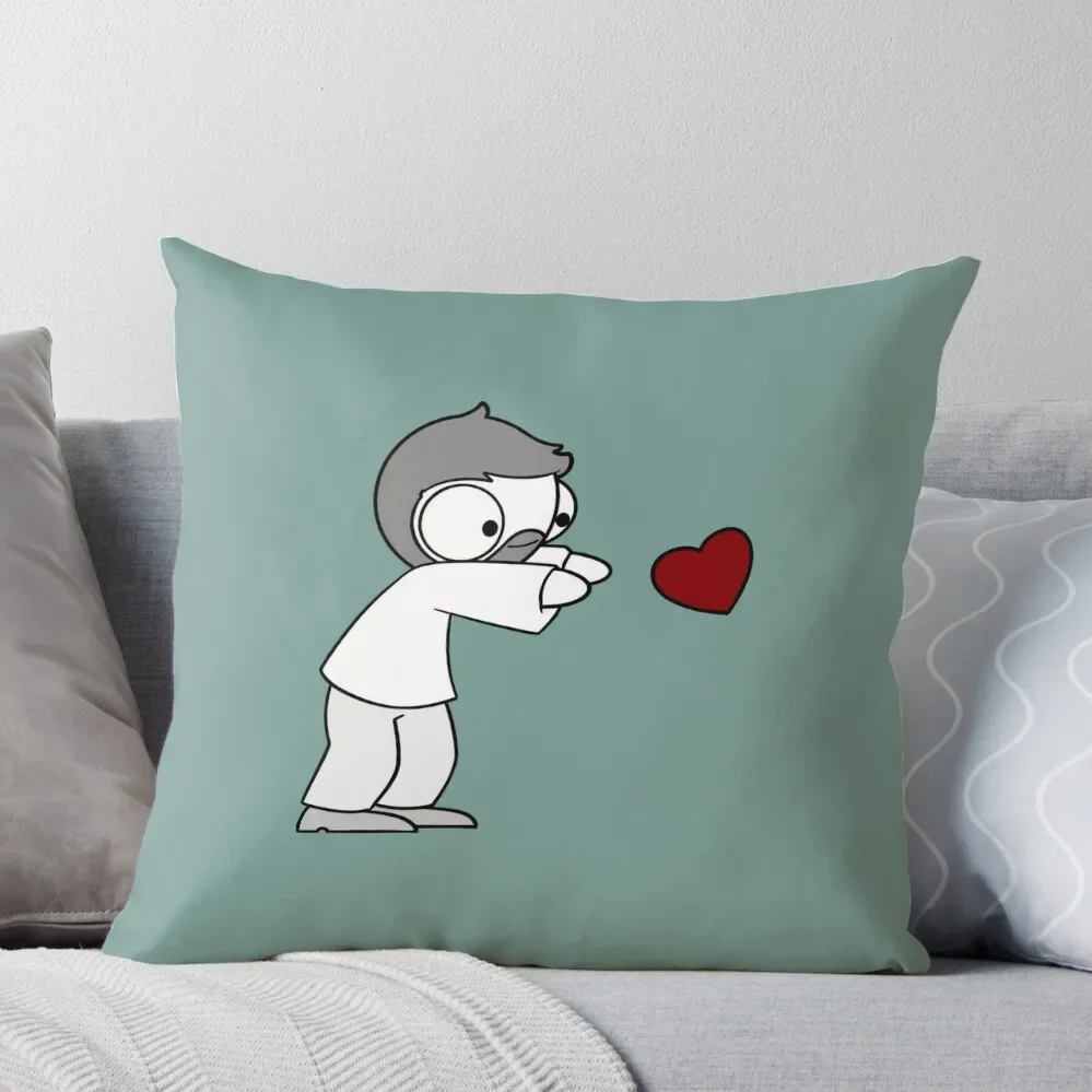 

John Hearts Throw Pillow Decorative pillowcase Sofa Pillow Cover