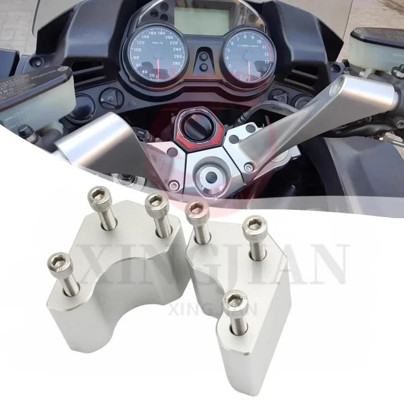 GTR Motorcycle Riser Clamps Height Increasing Brackets For KAWASAKI GTR1400 2008-2022 Aluminum Alloy Modification Accessories