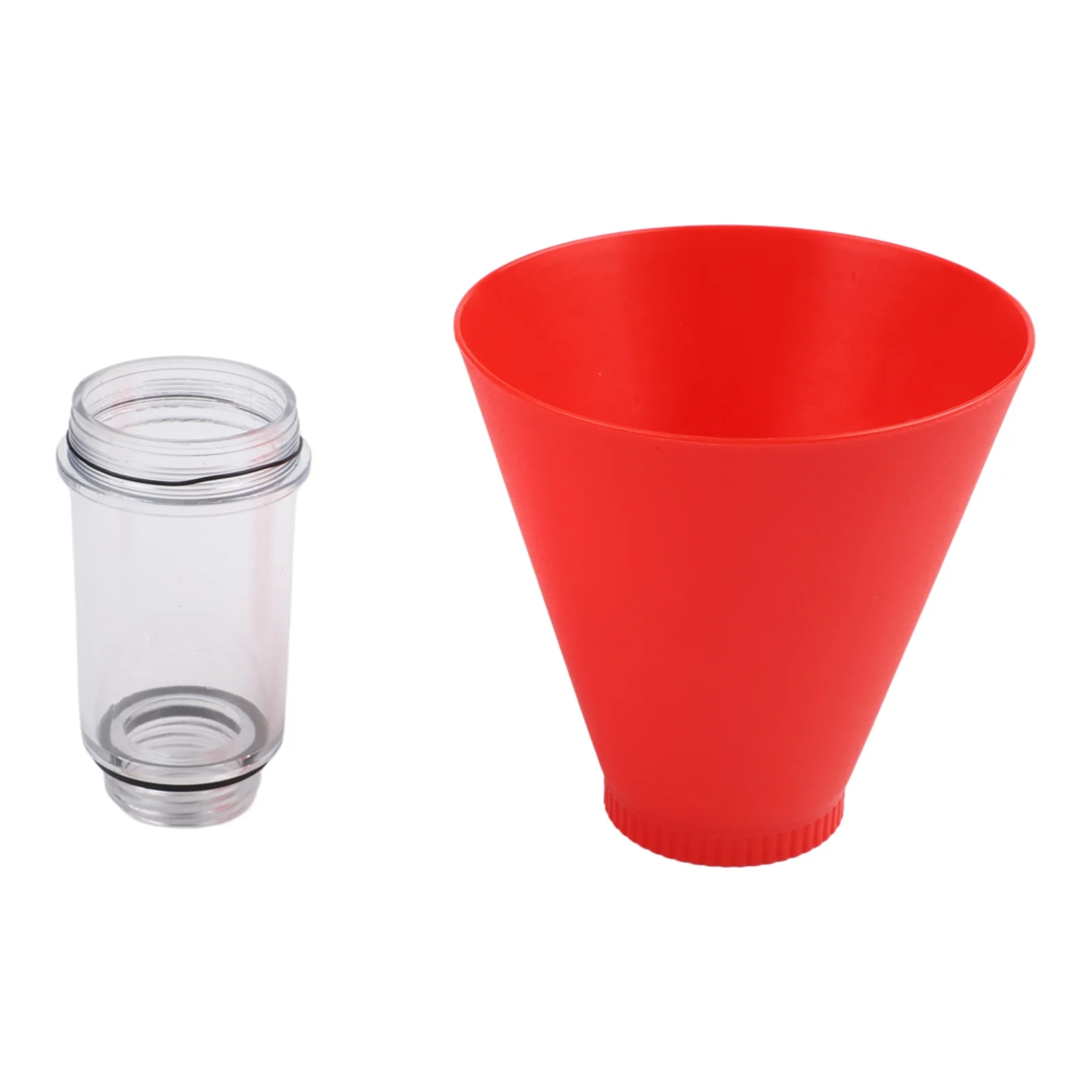 Oil Funnel with 37mm Threaded Cap for Toyota for Kia for Hyundai and Other Cars Spill Proof Design 21x12 4x12 4cm Black Red