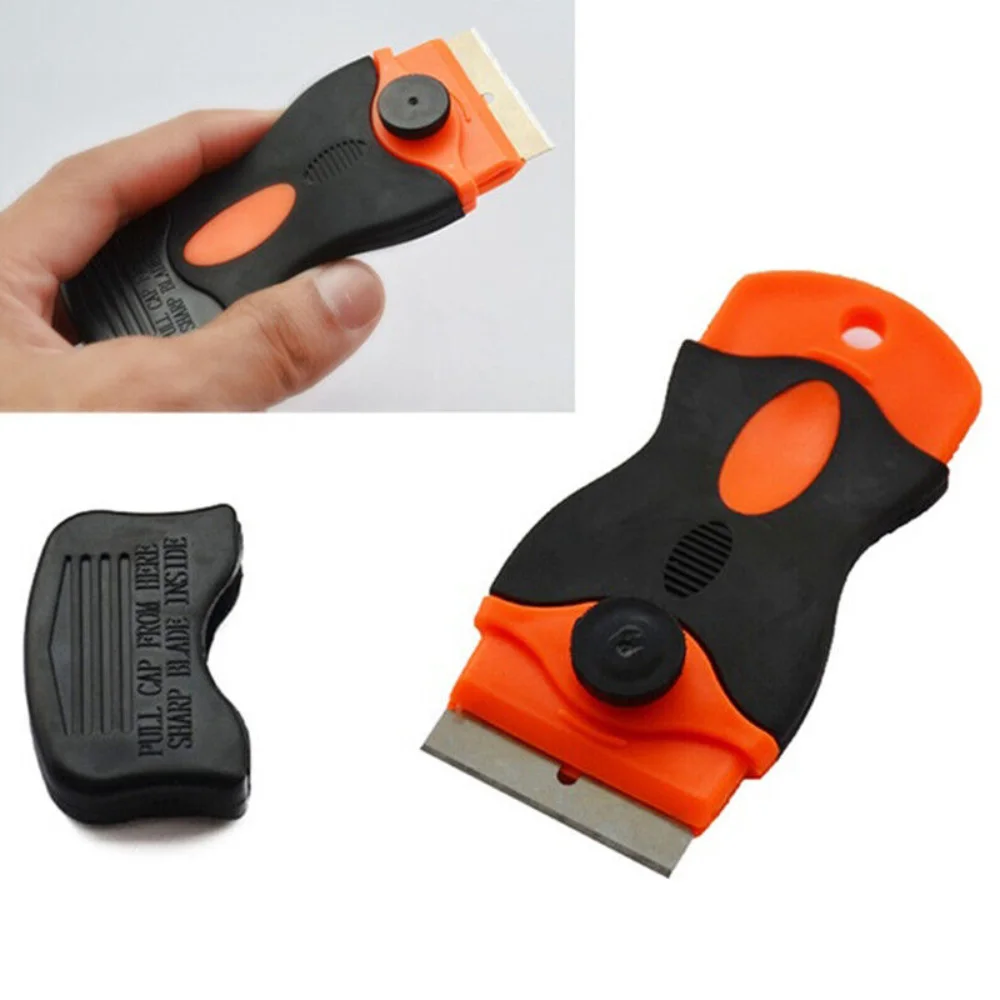 Razor Scraper Car Window Blade Knife Cleaner Ceramic Glass Sticker LOCA UV Glue Cleaner Remover Automotive Film Ceramic Tool