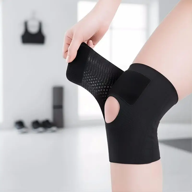 1Pcs Knee Brace With Side Stabilizer, Compression Knee Sleeve For Men Women, Knee Support Brace For Knee-Pain Relief