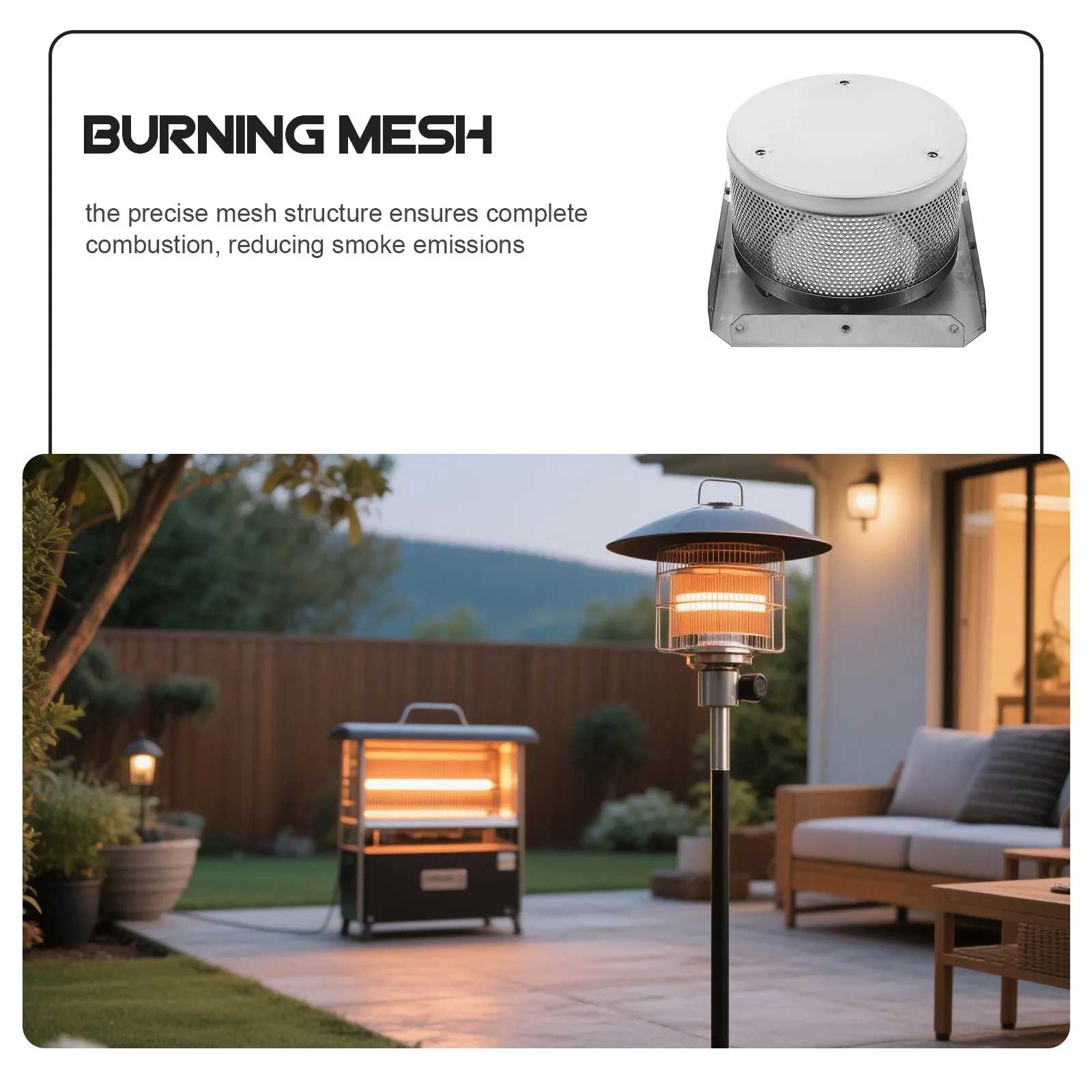 Outdoor Heater Part Tip over Switch Replacement Parts Garden Mesh Anti Tilt Dump
