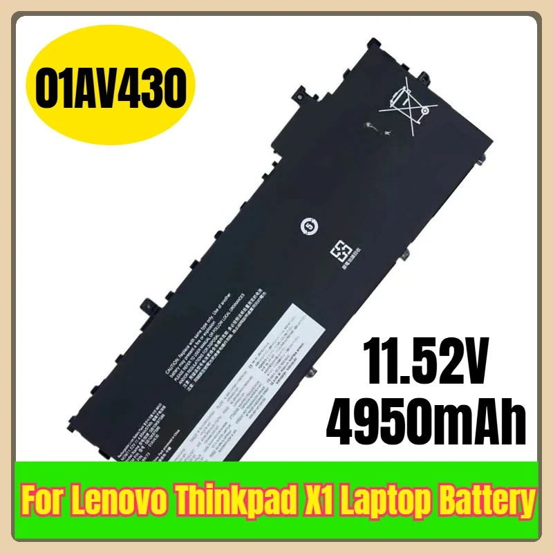 

01AV430 11.52V 4950mAh Laptop Battery for Lenovo Thinkpad X1