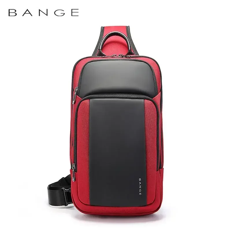 Bange High-end Crossbody Bag for Men's Chest Bag Waterproof Casual Shoulder Bag