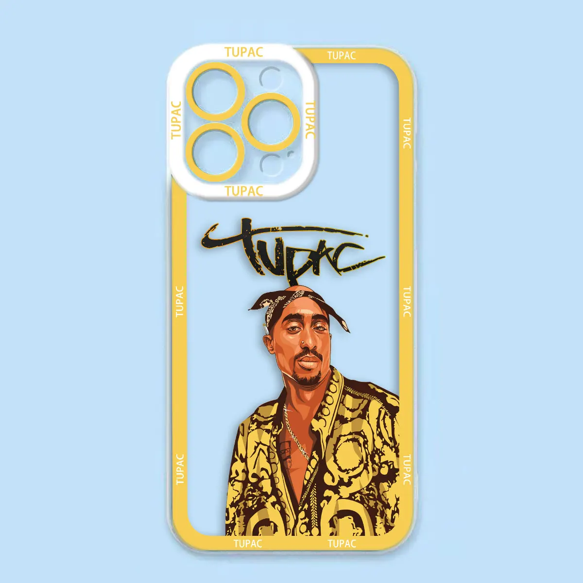 

Hot Rapper 2Pac Tupac Custom Photo Phone Case For Redmi Note 14 13 12 12S 11 11T 11S 10 9 10S 9S 9T 8 Pro Max Plus Clear Case