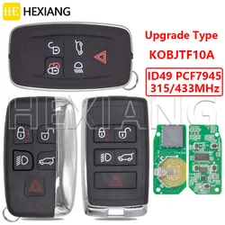 HE KOBJTF10A ID49 Chip 315/433MHz Zdalny kluczyk samochodowy do Land Rover Range Rover Sport Evoque Discovery 4 Freelander Jaguar