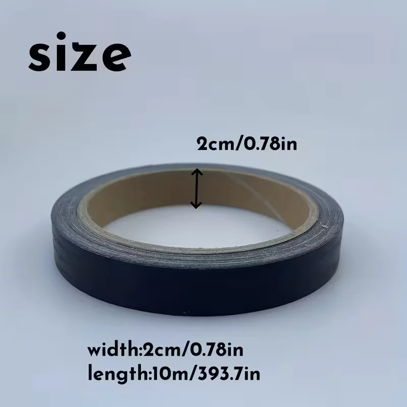 1PC 10mx2cm Preglued Edging PVC Edge Banding For Wood Kitchen Wardrobe Furniture Table Desk Board Edgeband Edger Glossy