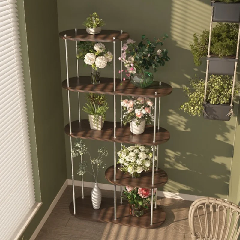 Balcony multi-layer flower stand floor-standing simple household display rack garden plant pflanzenständer outdoor furniture