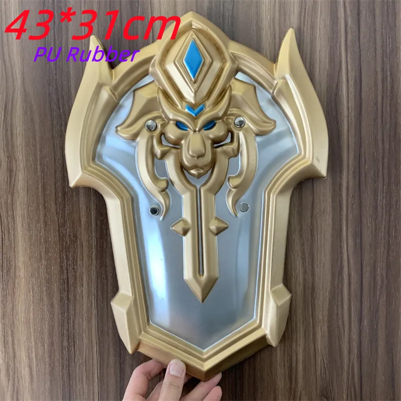 Épée de oral alier Royal en PU pour Cosplay, Bouclier Cœur, Arme Cos, Jouets de Scène, Couteau, Sécurité