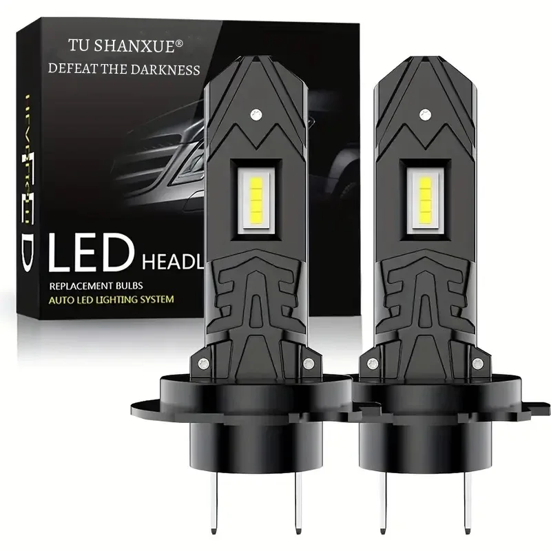 

H7 LED Headlight Bulb Mini Wireless 2000W 200000LM 7535 CSP for Car Headlamp Auto Diode Lamps H7 Led 6000K 12V Automobile