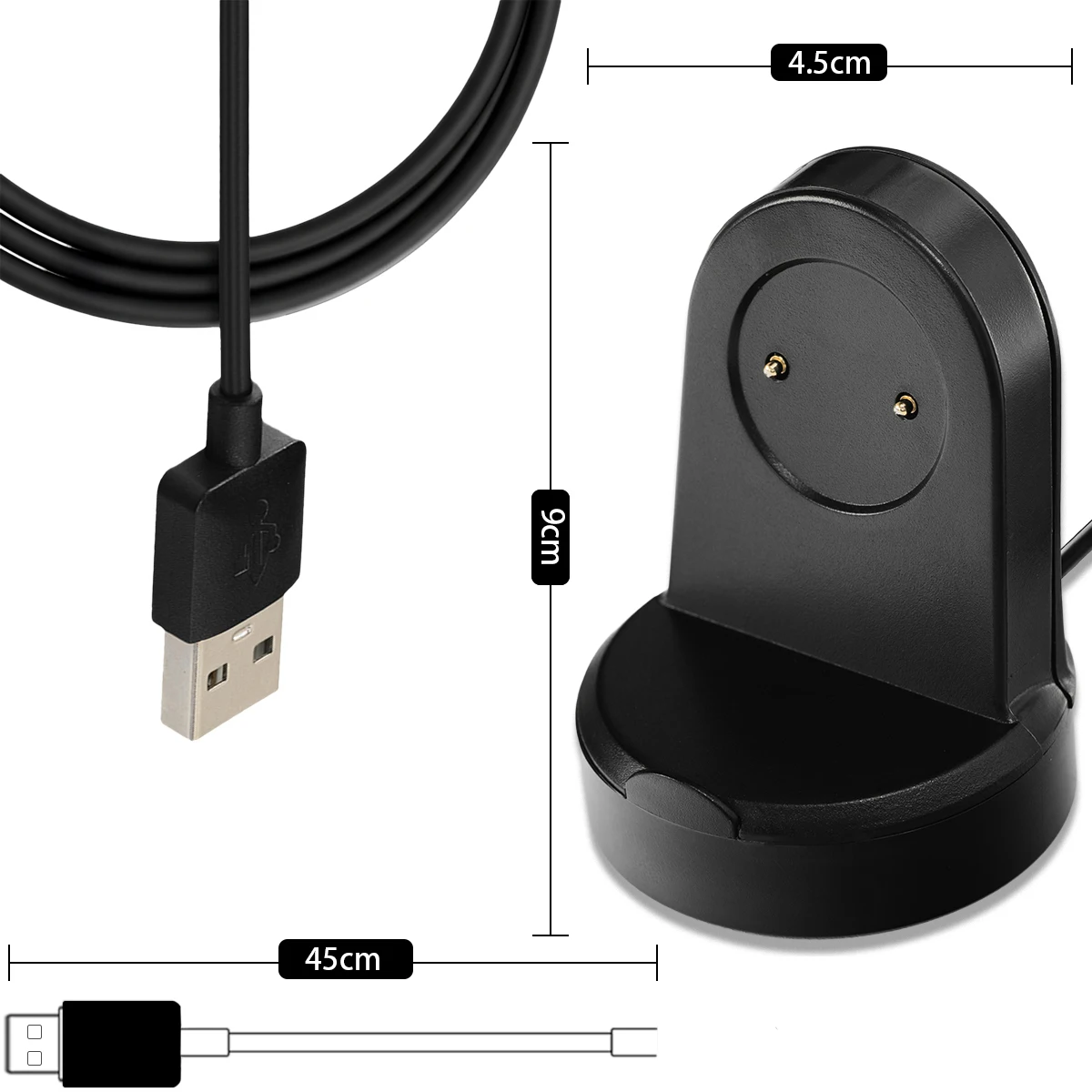 Watch Dock Charger For Huawei GT GT2 GT2e/ Honor Magic watch 2 42mm 46mmCharger USB Charge Cable Magnetic Charging Cradle