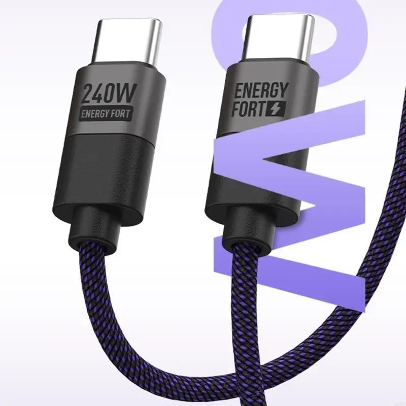 20CB سريع 240W كبل شحن توصيل الطاقة ، نوع البيانات المزدوجة C PD3.1 48MBPS